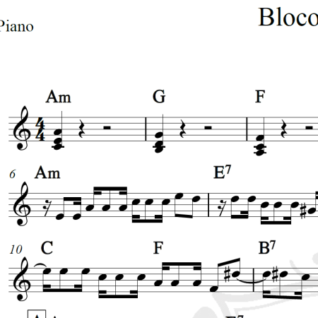 Bloco do prazer - Morais Moreira - Piano/Vocal