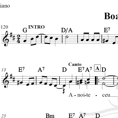 Boas Festas - Piano/Vocal