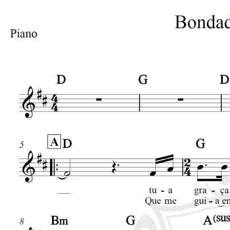 Bondade de Deus - Isaías Saad - Piano/Vocal