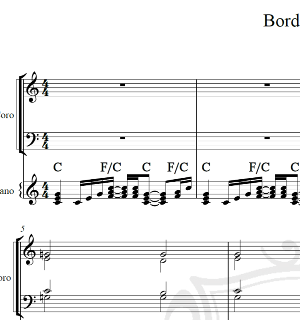 Border song - Arranjo Coral - Elton John