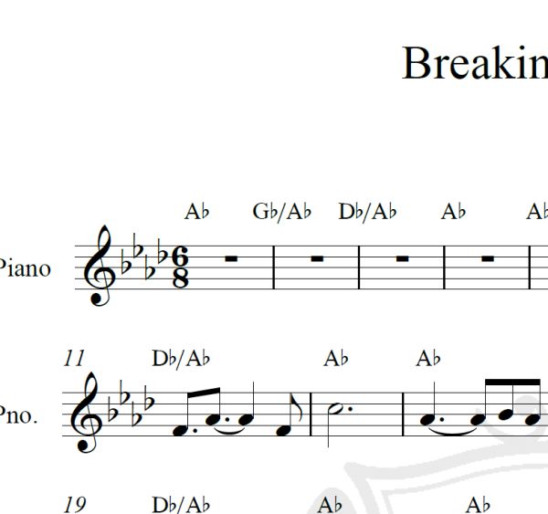 Breaking the girl - Red Hot Chili Peppers - Piano