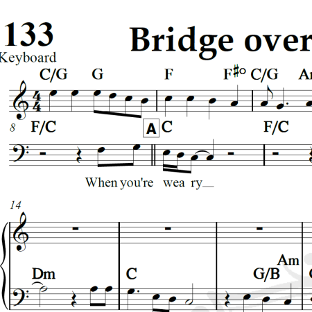 Bridge over trouble water - Elvis Presley - Arranjo Coral