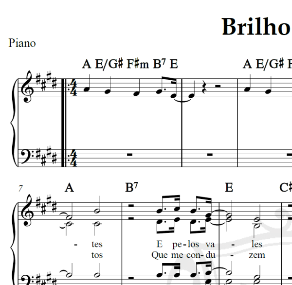 Brilho Celeste - Arranjo Coral