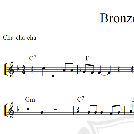 Bronzeadíssima - Piano