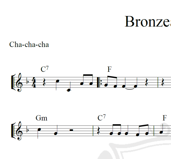 Bronzeadíssima - Piano