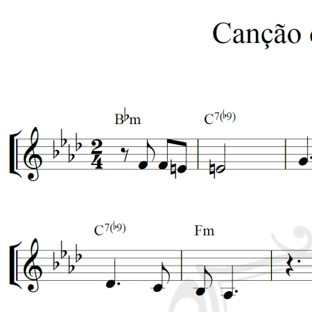 Canção da Partida - Dorival Caymmi - Piano