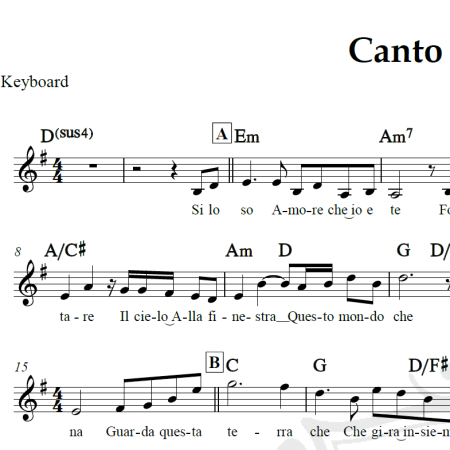 Canto della terra - Andrea Bocelli - Arranjo Coral