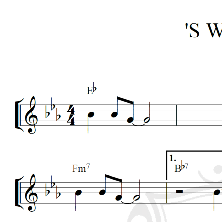 'S Wonderful - Piano