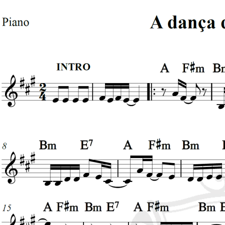 A dança do bumbum - É o Tchan - Cifra