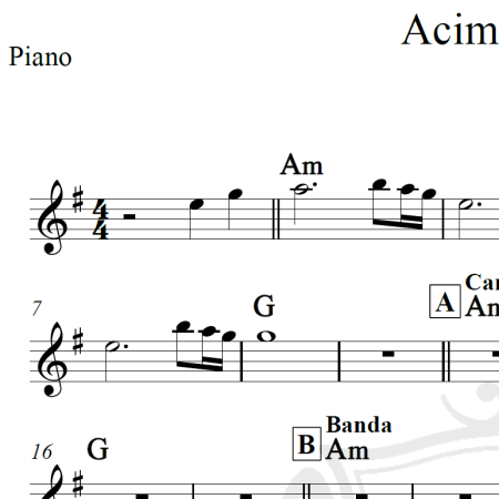 Acima do Sol - Skank - Cifra