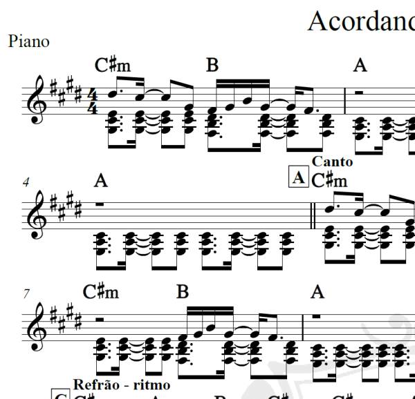 Acordando o prédio - Luan Santana - Cifra