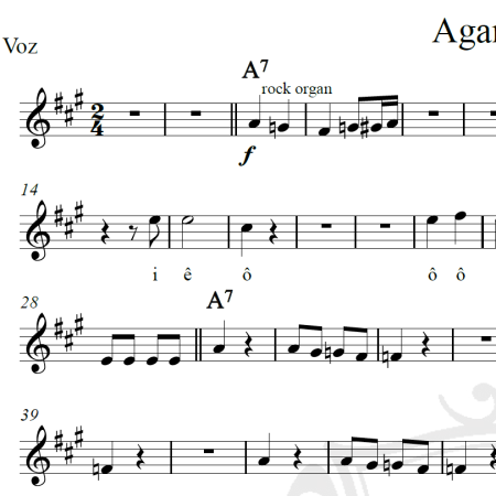 Agamamou - Art Popular - Piano/Vocal