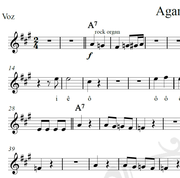 Agamamou - Art Popular - Piano/Vocal