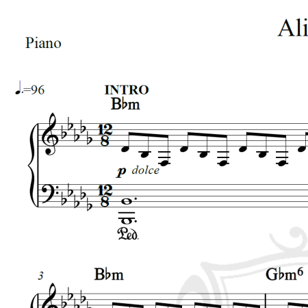 Aliança - Tribalistas - Arranjo Piano