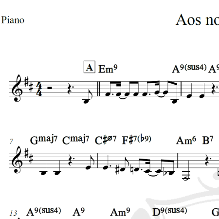 Aos nossos filhos - Ivan Lins - Piano