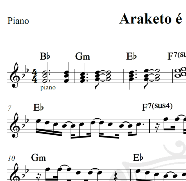 Araketo é bom demais - Araketo - Cifra