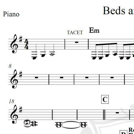 Beds are burning - Midnight oil - Cifra