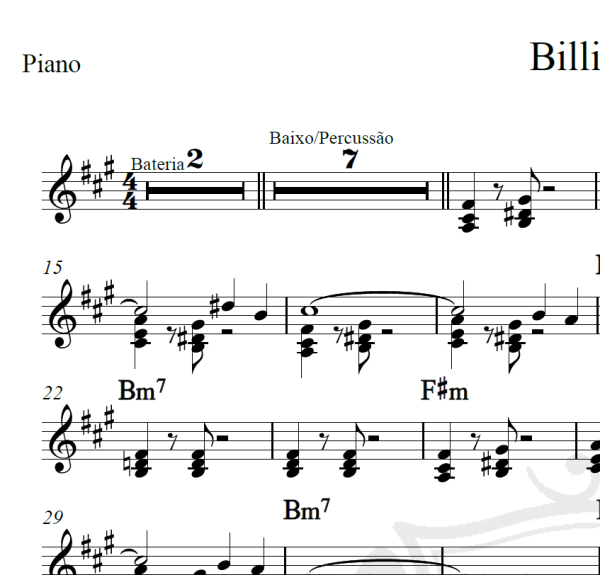 Billie Jean - Michael Jackson - Cifra