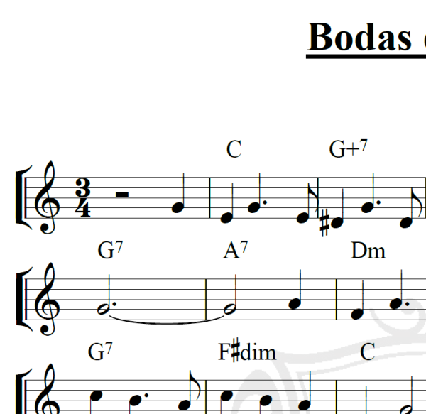 Bodas de prata - Piano