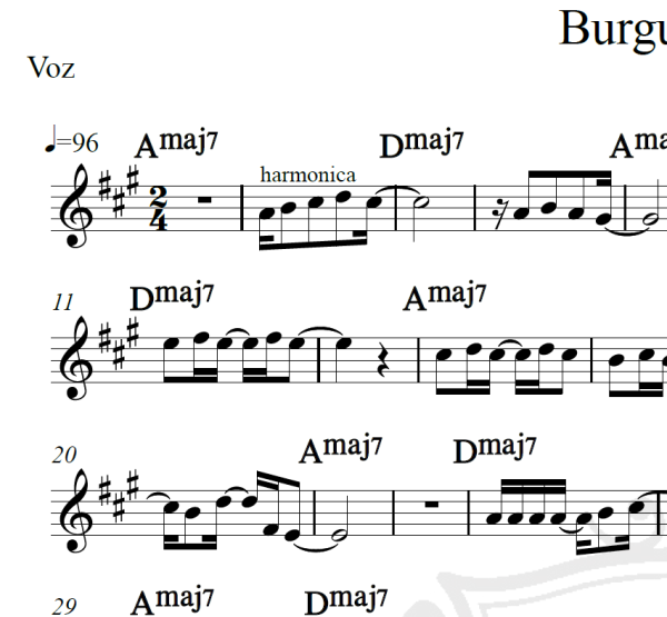 Burguesinha - Seu Jorge - Piano/Vocal