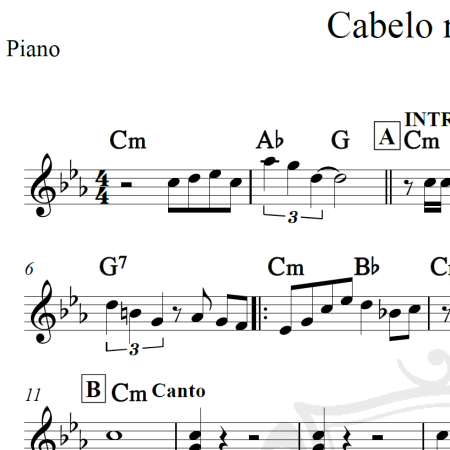 Cabelo raspadinho - Chiclete com Banana - Cifra