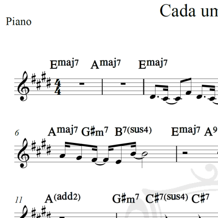 Cada um cada um - Claudio Zolli - Cifra