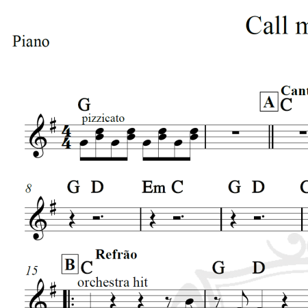 Call me baby - Carly Lee Jepsen - Cifra