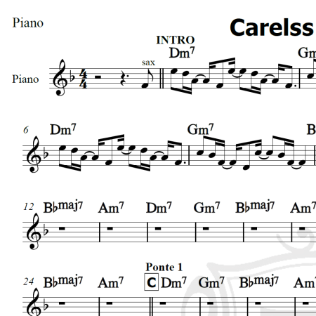 Careless Wishper - George Michael - Cifra