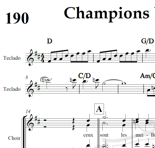 Champions League theme - Arranjo Coral