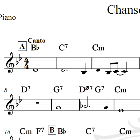 Chanson d'amour - Piano
