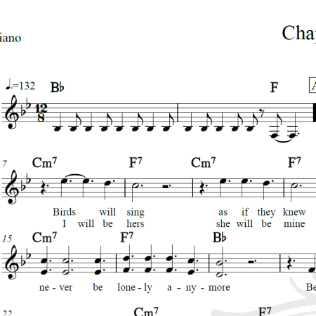 Chapel of love - Elton John - Piano/Vocal