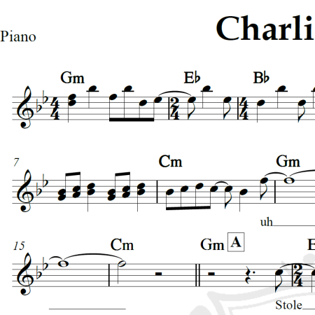 Charlie Brown - Coldplay - Piano/Vocal