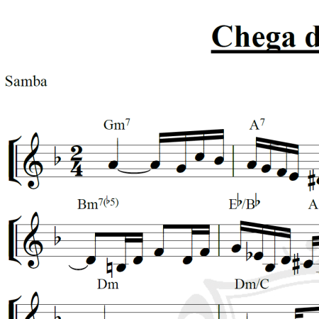 Chega de Saudade - Tom Jobim - Piano