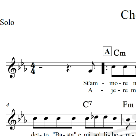 Chella llá - Piano/Vocal