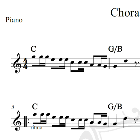 Chora me liga - João Bosco e Vinicius - Cifra