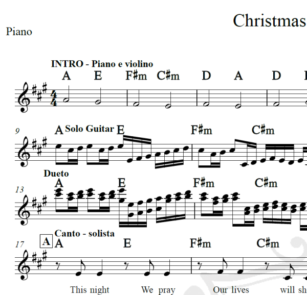 Christmas Canon Rock - Trans-Siberian Orchestra - Arranjo Coral