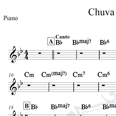 Chuva de verão - José Augusto - Cifra