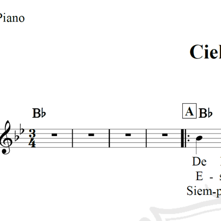 Cielito lindo - Piano/Vocal