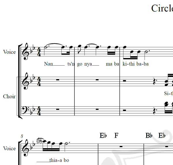 Circle of life (letra em português) - Elton John - Arranjo Coral