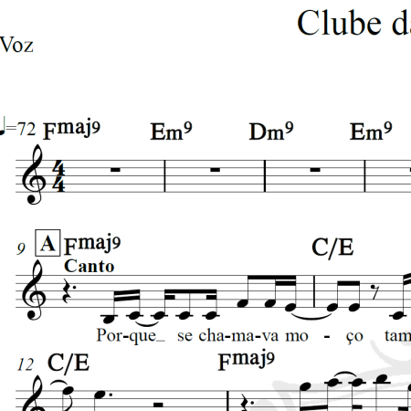 Clube da Esquina 2 - Lô Borges - Piano/Vocal