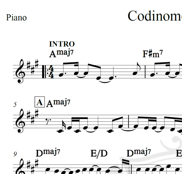 Codinome Beija-flor - Cazuza - Piano