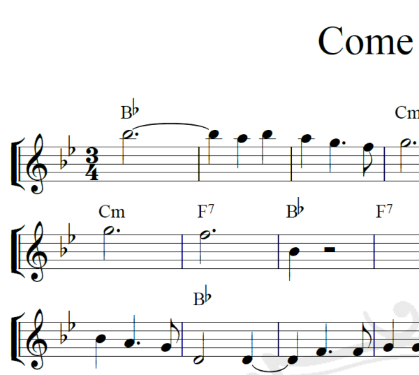 Come le Rose - Piano