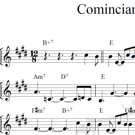 Cominciamo ad Amarci - Piano