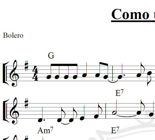 Como uma onda - Lulu Santos - Piano