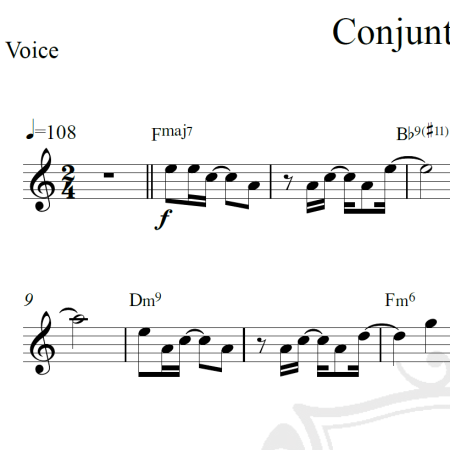 Conjunto de baile - Piano/Vocal