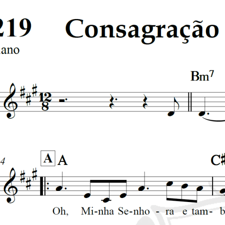 Consagração à Nossa Senhora - Piano/Vocal