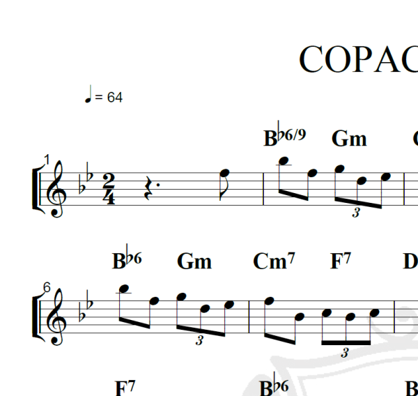 Copacabana - Dick Farney - Piano