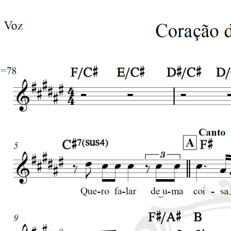 Coração de Estudante - Milton Nascimento - Piano/Voz