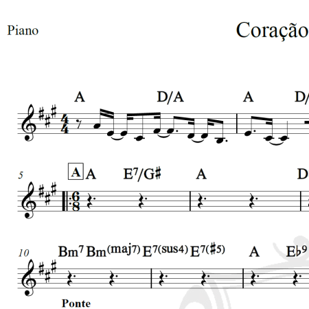 Coração do agreste - Fafá de Belém - Cifra