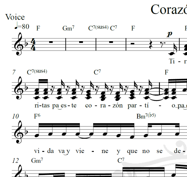 Corazón partio - Alejandro Sanz - Piano/Vocal